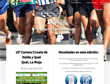 Tablet Screenshot of circuitosolorunners.es